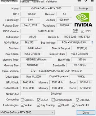 ATTUF-RTX3080-10G-GAMINGʹurÈrܜyu